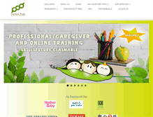 Tablet Screenshot of nurturepods.com